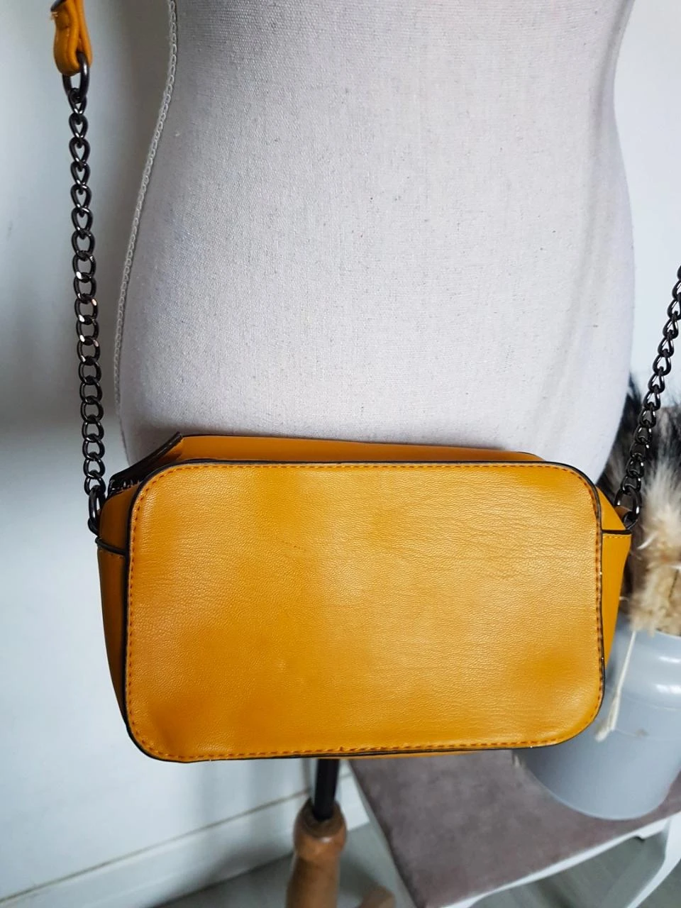 👜 Kleine gewatteerd gele mosterd schoudertas • Primark💛 – photo 4